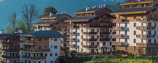 Hotels in the mountains. Курорт Роза хутор